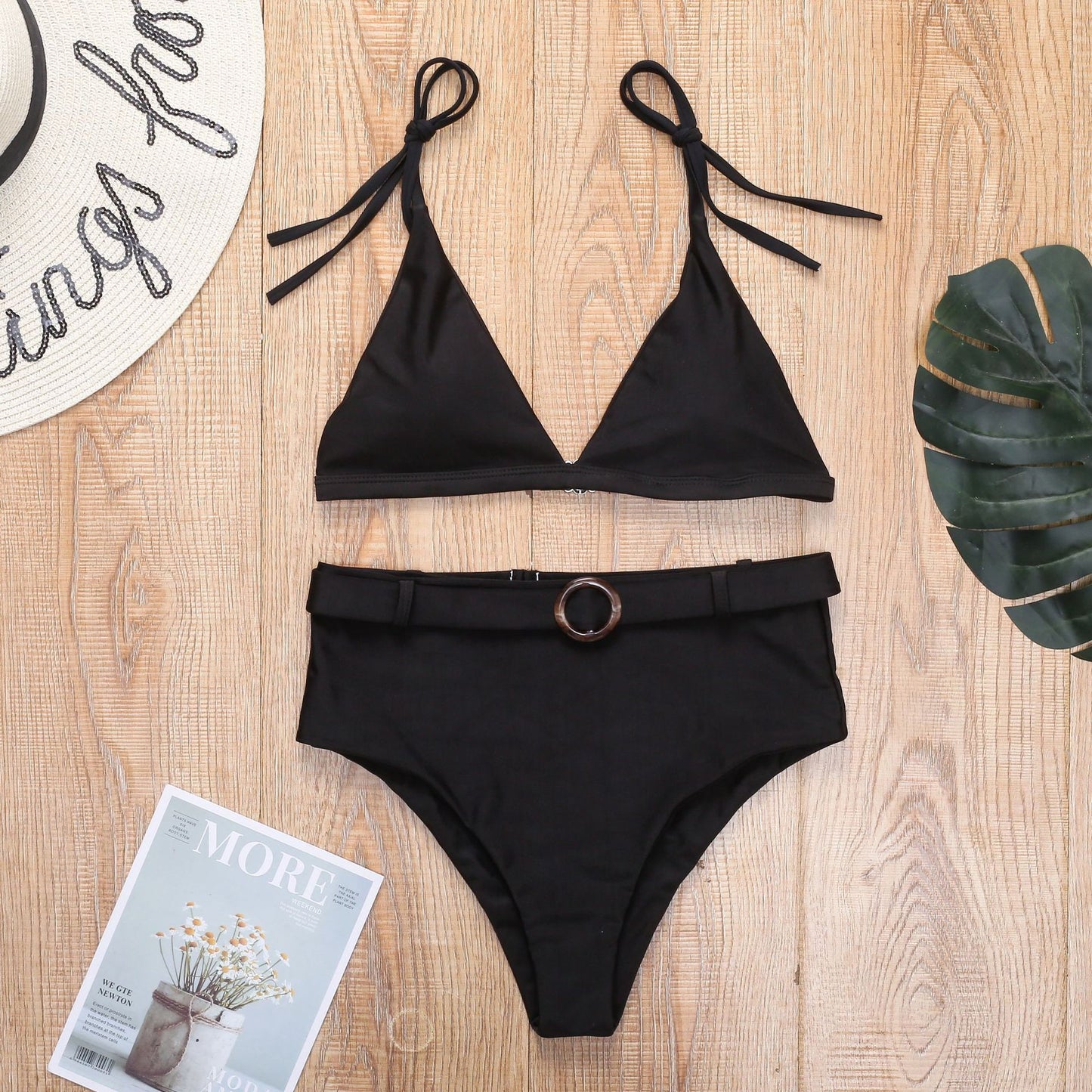 High waist sexy swimsuit ladies swimwear