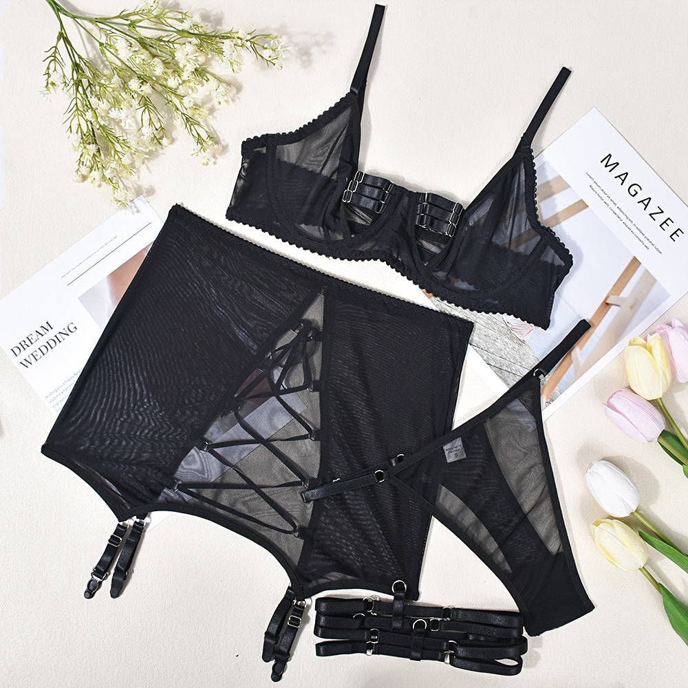 Lingerie sexy à bretelles pour femmes