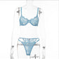 Ladies Underwire Lace Lingerie Suit Fashion