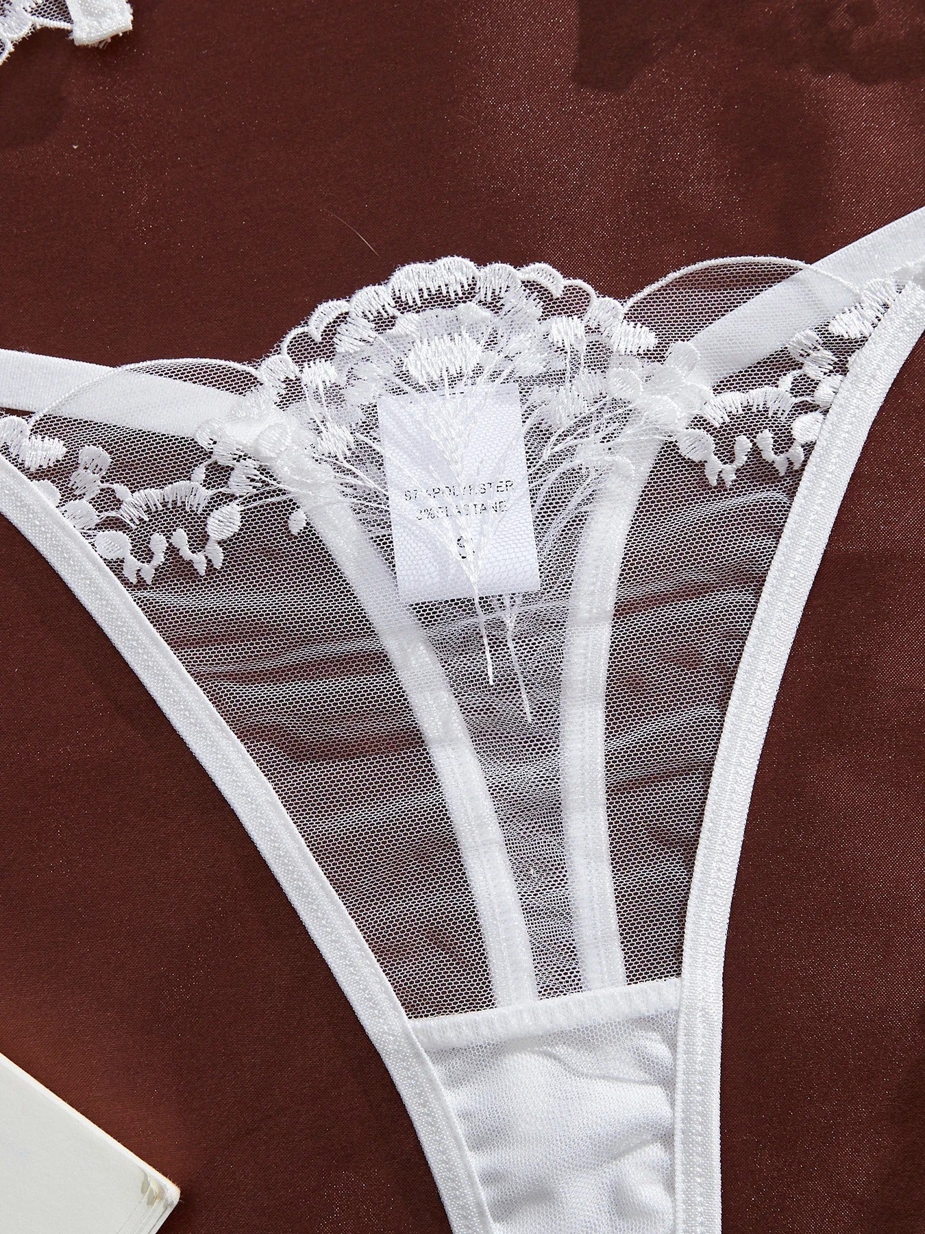 Mesh Lace Sexy French Underwear Suit