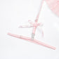 Pompons Pleated Skirt See-through Comfortable Mesh Lingerie Set