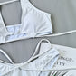 Split Swimsuit Sexy Bikini Pit Fabric