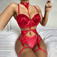 Xun Hot Lace Sexy Temptation Three-Point Suit Sexy Lingerie