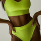 Seamless Women's Lingerie Vest Bra Set
