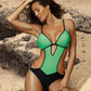 Sexy one-piece slim swimsuit
