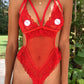 Women Teddy Hot Erotic Dress V-neck Underwear Transparent Lace Mesh Sheer Lenceria Babydoll Costumes Bodysuits