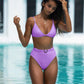 High waist sexy swimsuit ladies swimwear