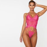 Lace Sexy Lace-Up Women's Jumpsuit