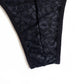 Black Leopard See-Through Sexy Pajamas