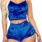 European and American Sexy Lingerie Foreign Trade Hot Sale Sexy V-neck Slim Underwear Multicolor Two-piece Suit