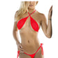 Erotic Lingerie Women Sexy Mesh Mini Bikini Swimsuit Set