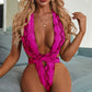 One  Piece Bandage Swimsuit Sexy Bikini
