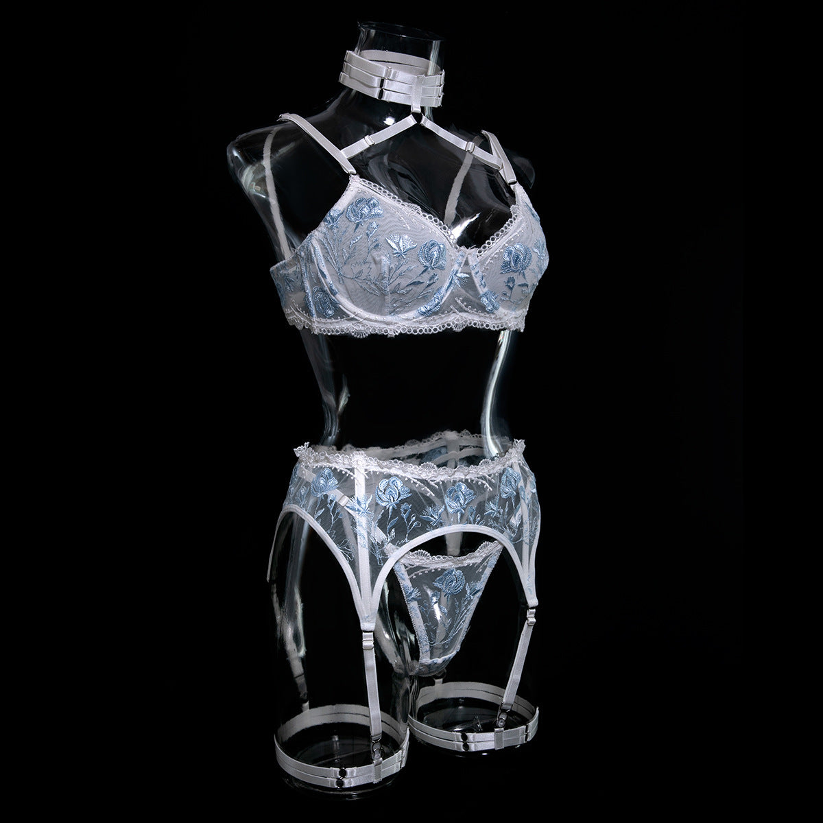 Women's New Embroidered Lace Sexy Lingerie