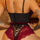 Flower bandage sexy suit