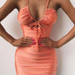 Lace Up Sexy Hip Dress
