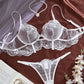 Mesh Lace Sexy French Underwear Suit