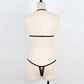Girls sexy perspective hollow Underwear Set
