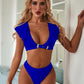 Split swimsuit sexy special metal