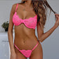 Ladies Underwire Lace Lingerie Suit Fashion