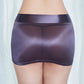 Sexy Thin Miniskirt Oily Reflective Erotic Suit