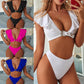 Split swimsuit sexy special metal