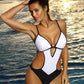 Sexy one-piece slim swimsuit