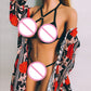 Girls sexy perspective hollow Underwear Set