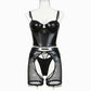 Sling Underwear Suit Sexy Mesh Sexy Three-piece Set