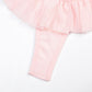 Pompons Pleated Skirt See-through Comfortable Mesh Lingerie Set
