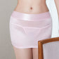 Sexy Thin Miniskirt Oily Reflective Erotic Suit