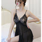 Erotic Lingerie Ladies   Uniform Temptation Suspender Nightdress