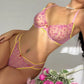 Lingerie Ultra-thin Embroidery Transparent Set