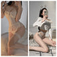 Adult Sexy Pajamas Women's Sexy Suspender Skirt
