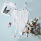 Europe And The United States Lace  Nightclub Outfit Erotic Jumpsuit