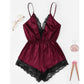 New Underwear Home Lace Sling Taffeta Jumpsuit