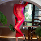 Silky Couple Erotic Lingerie Women's Black Silk Sexy Stockings Hip Skirt