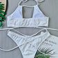 Split Swimsuit Sexy Bikini Pit Fabric