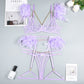 Christma Chains Lace Sexy Lingerie Women Underwear Bra Pa