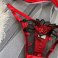 Valentine's Day Multi-color Hot Mesh Embroidery See-through Lingerie