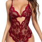 European And American Sexy Plus Size Sexy Strap Lace One-piece Underwear