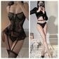 Adult Sexy Pajamas Women's Sexy Suspender Skirt