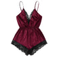 New Underwear Home Lace Sling Taffeta Jumpsuit
