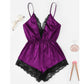 New Underwear Home Lace Sling Taffeta Jumpsuit