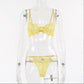 Ladies Underwire Lace Lingerie Suit Fashion