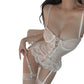 Adult Sexy Pajamas Women's Sexy Suspender Skirt