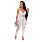 Mesh See-Through Sexy Suspender Jumpsuit