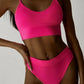 Seamless Women's Lingerie Vest Bra Set