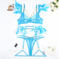Christma Chains Lace Sexy Lingerie Women Underwear Bra Pa