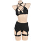 Erotic Lingerie Complex Heavy Industry Temptation Gathered Breasts Sexy Thong Pajamas